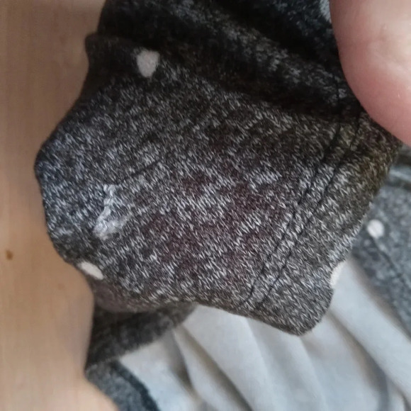 Long Sleeve Tees Bundle of 3 Yellow Purple Striped Black Red Buffalo Plaid Small - Picture 14 of 16